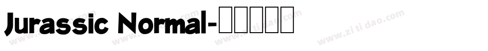 Jurassic Normal字体转换